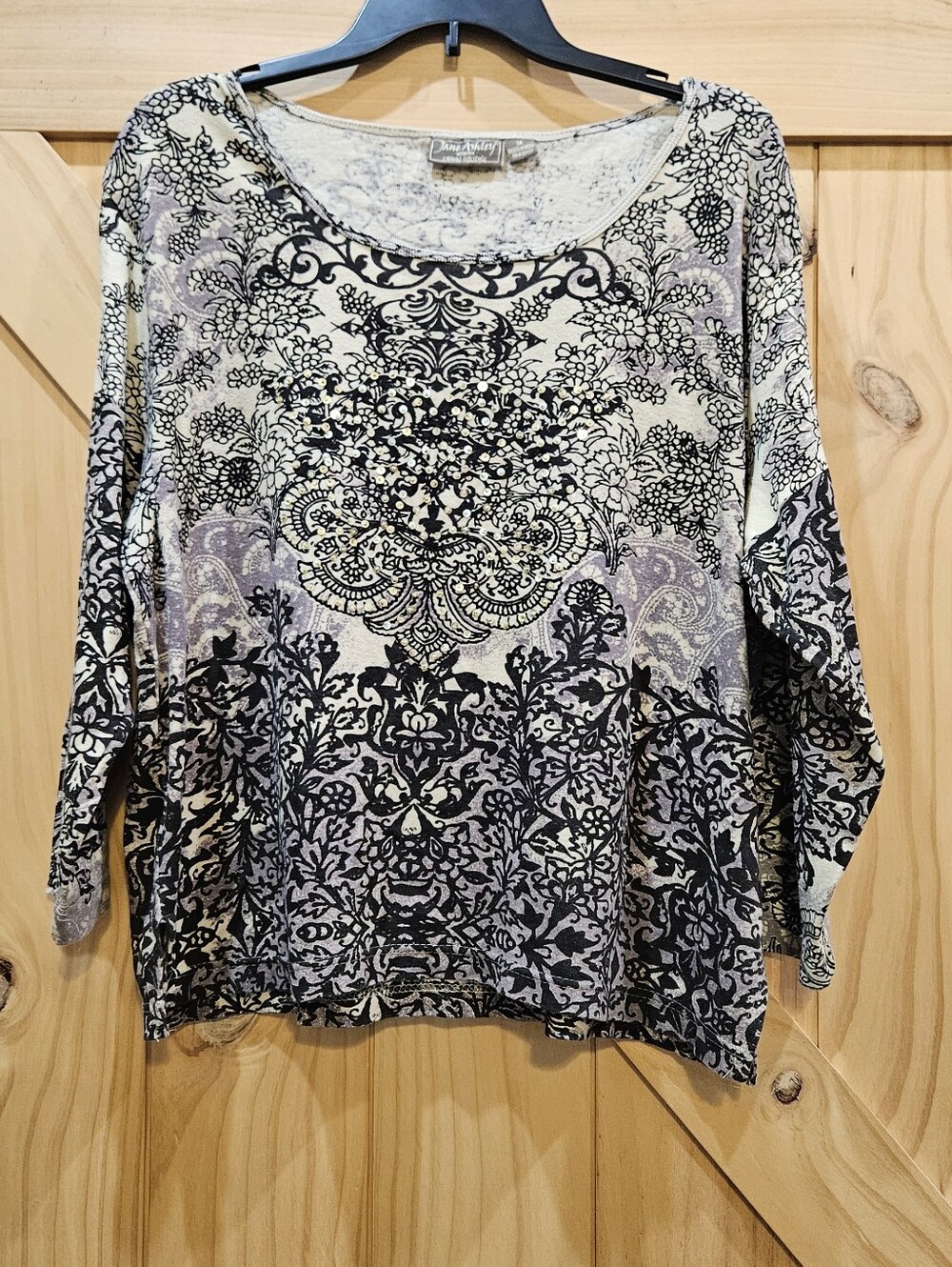 NWOT | Jane Ashley Boho Abstract Print Top | 1X